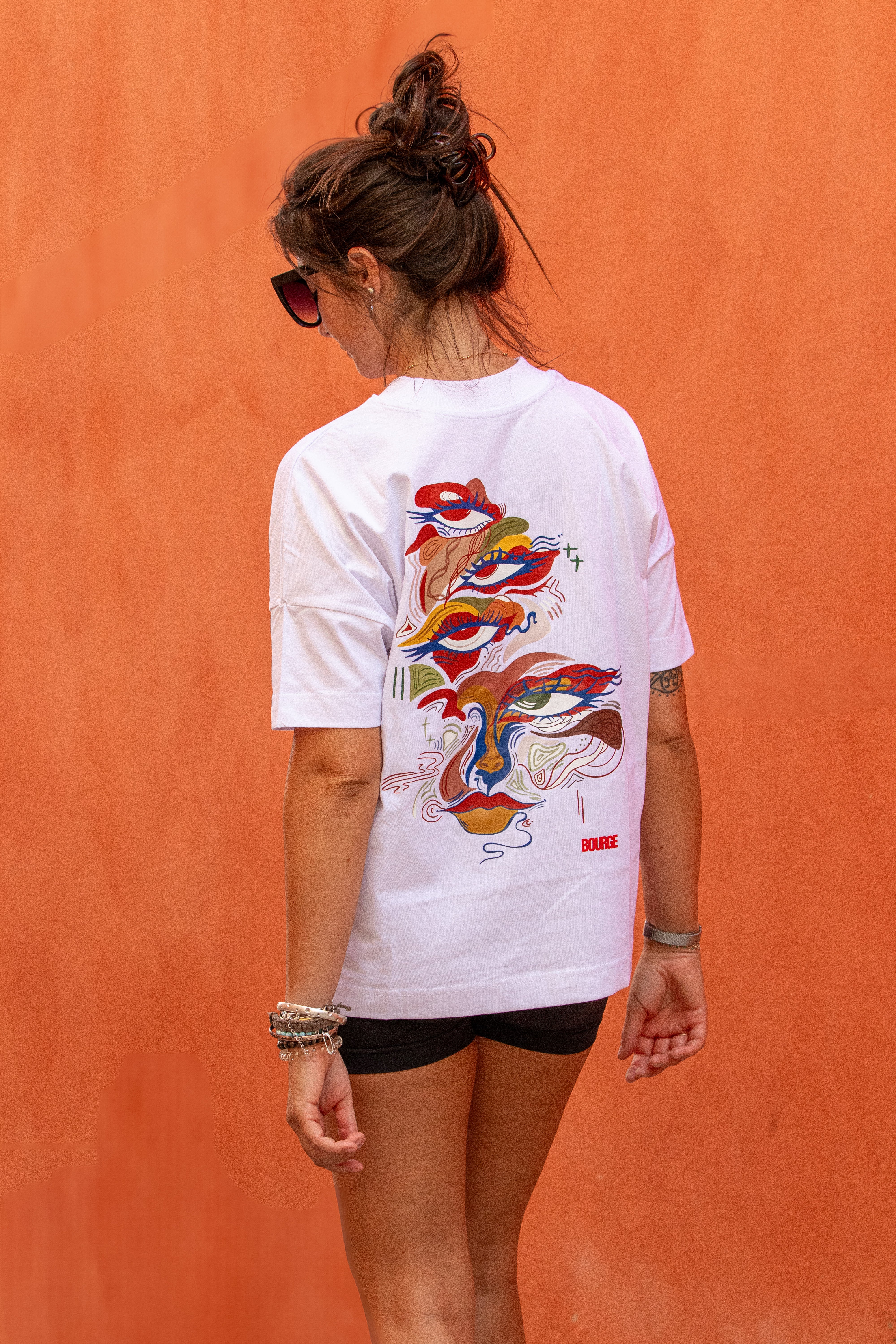 tee-shirt yeux couleur