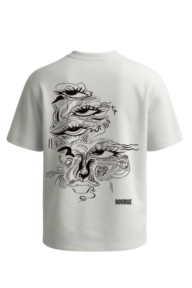 tee-shirt yeux uni