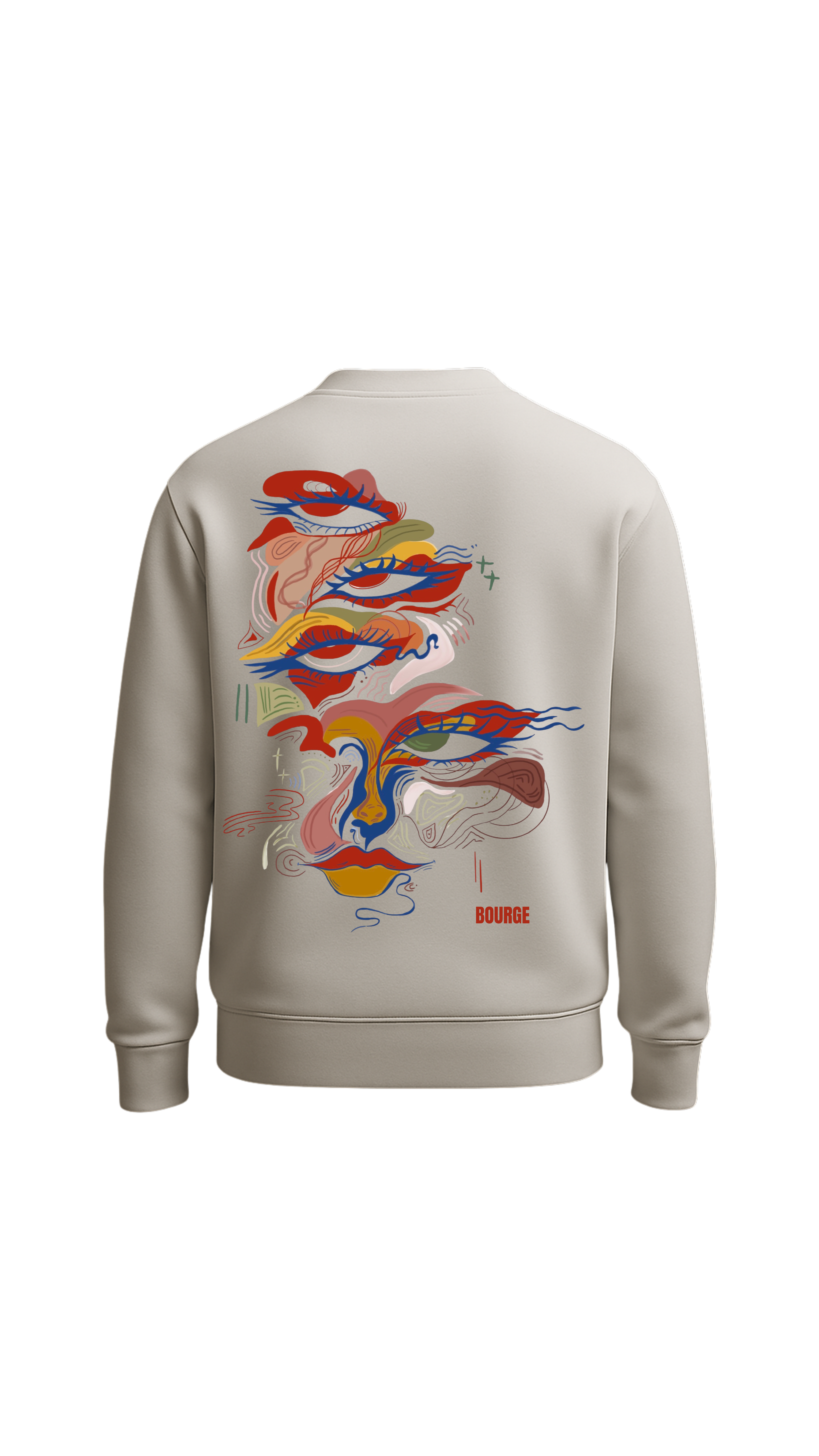 Pull yeux en couleur