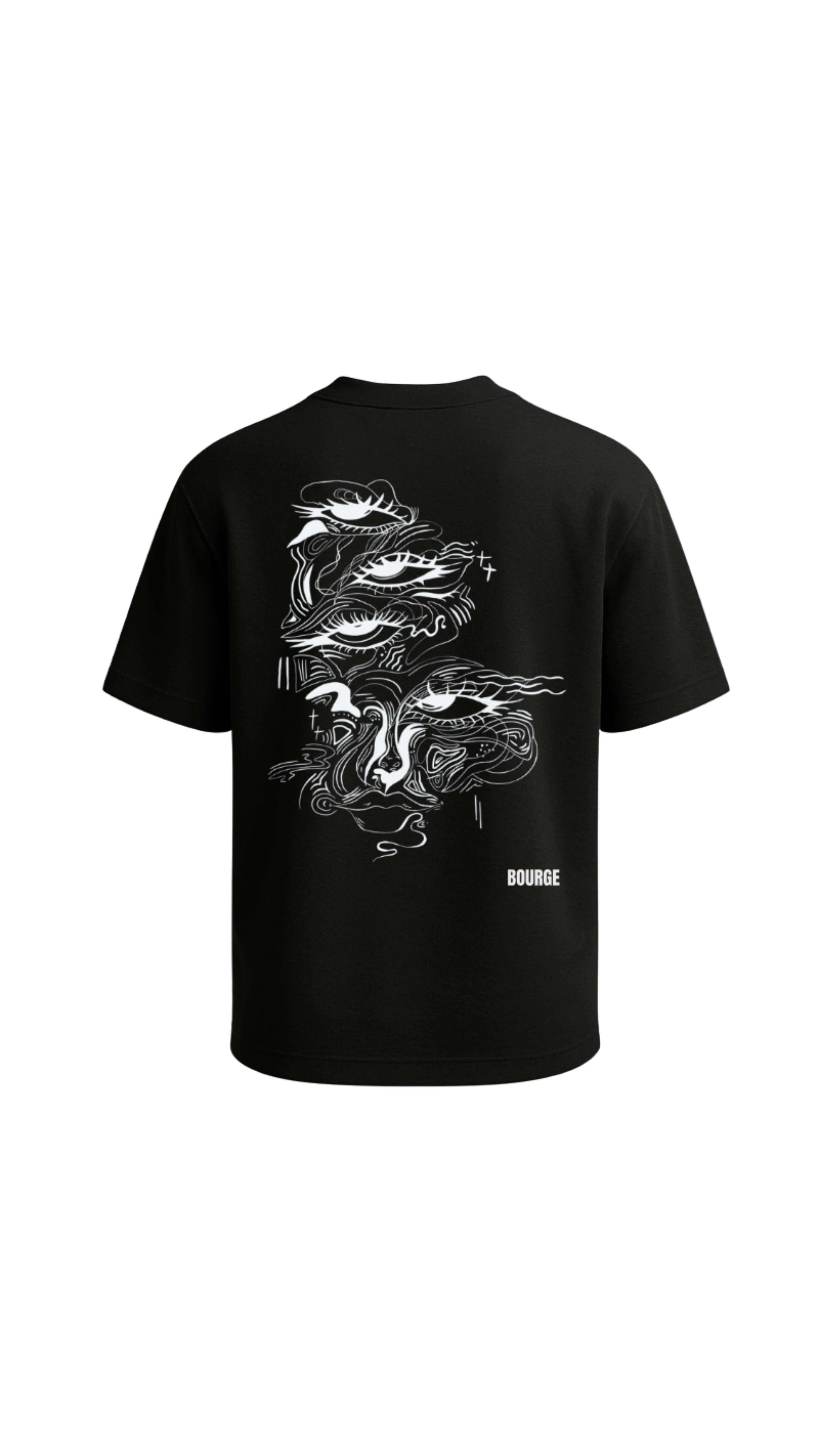 tee-shirt yeux uni